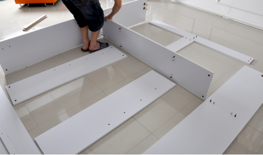 板式床安装 板式高箱床身安装详细图解