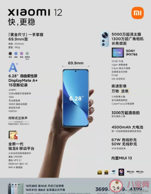 小米12系列价格是多少 小米12手机详细配置介绍 小米12系列价格是多少 小米12手机详细配置介绍