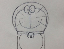 哆啦a梦怎么画 简单哆啦a梦画画教程9