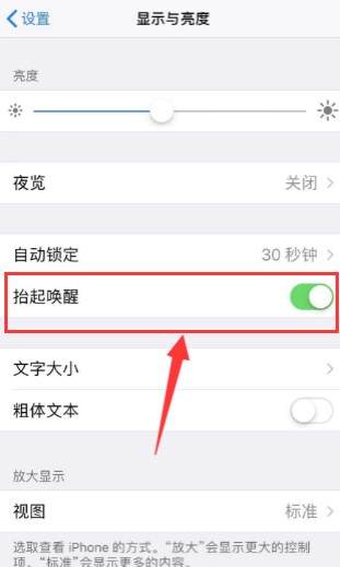 苹果12抬起唤醒怎么关闭