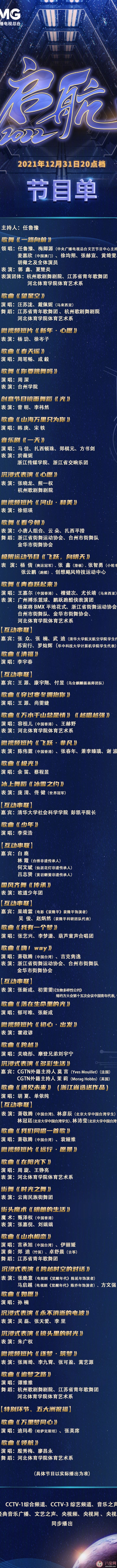 2022各卫视平台跨年演唱会节目单汇总 你最期待哪一个