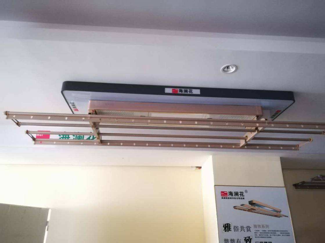 电动晾衣架安装 海澜花电动晾衣架安装