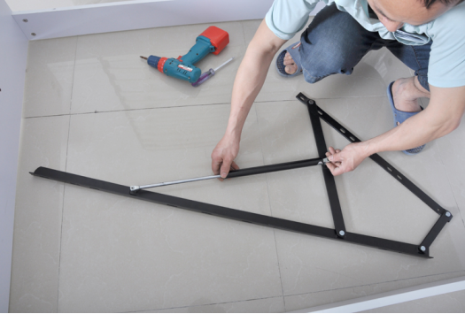 板式床安装 板式高箱床身安装详细图解