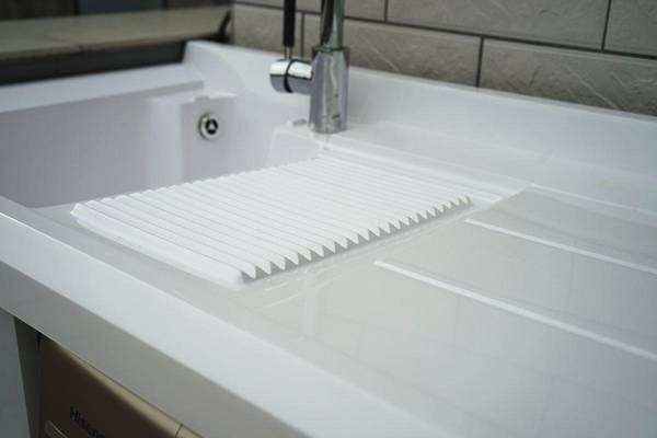 搓衣板立柱盆 搓衣板立柱盆的安装