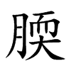腝
