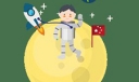 假如我登上月球600字